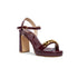 Cherry Embellished Ankle Strap Heels